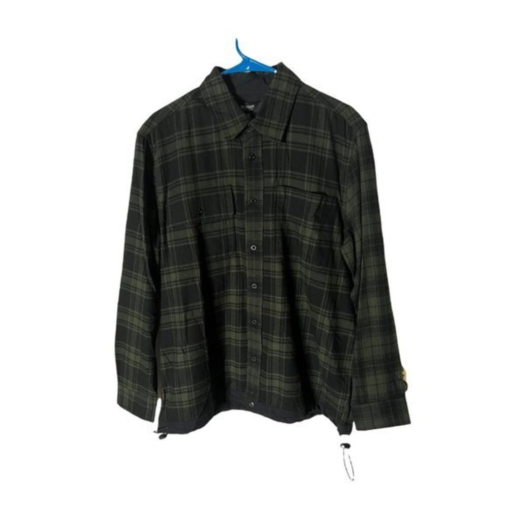 Hudson Button Down Plaid Jacket Size Medium